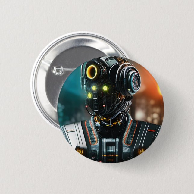 Botón Robot 3 (Anverso y reverso)