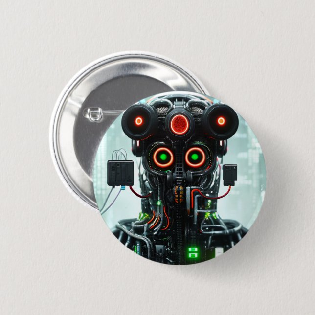 Botón Robot 5 (Anverso y reverso)