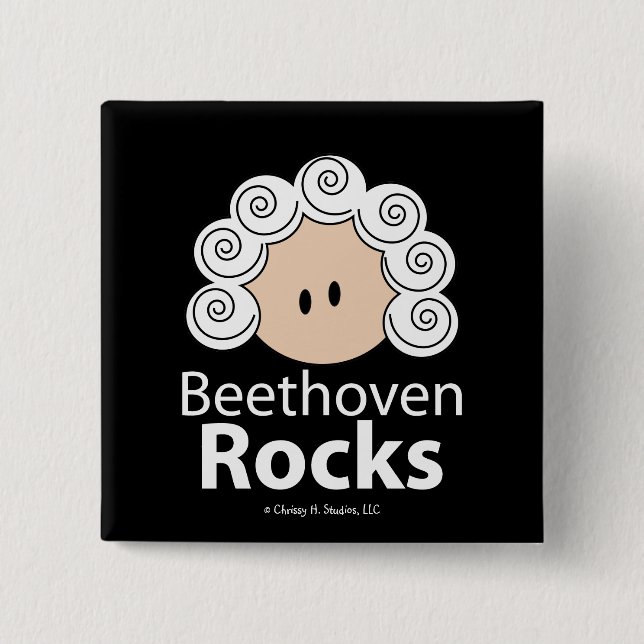 botón Rocas de Beethoven (Anverso)