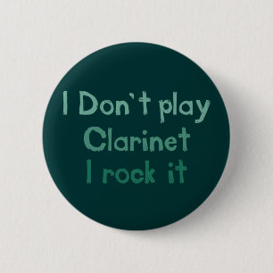 botón Rock Clarinet