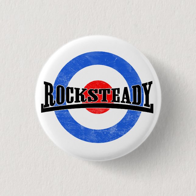 Botón Rocksteady de la MOD (Anverso)