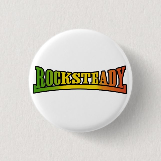 Botón Rocksteady del reggae (Anverso)