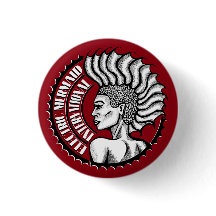 Botón rojo internacional de la sirena eléctrica