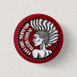 Botón rojo internacional de la sirena eléctrica