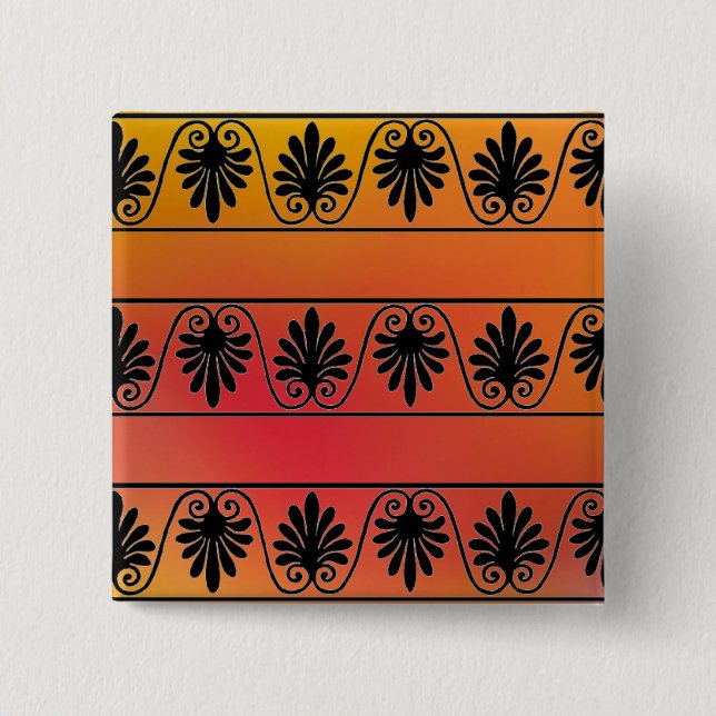 Botón rojo y Naranja (Anverso)