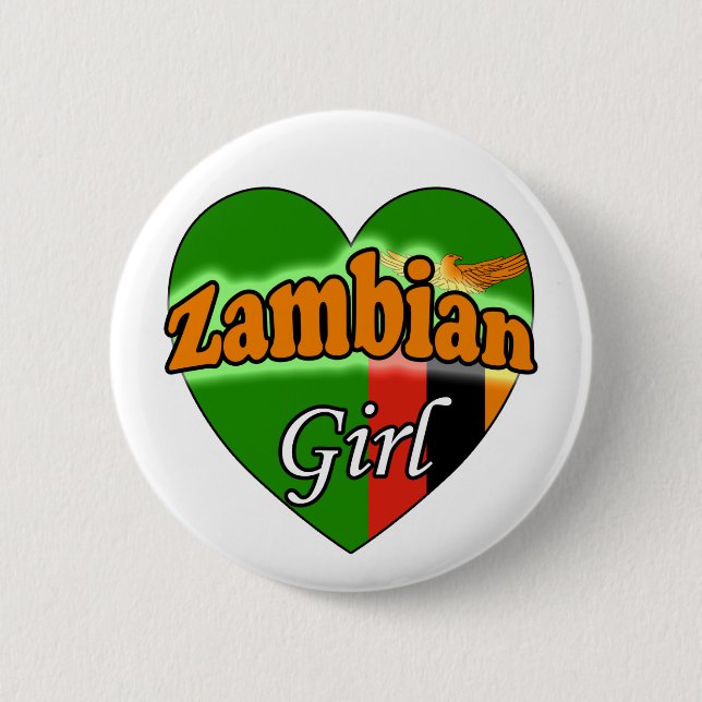 Botón Ronde Chica zambiano 5,7 Cm (Anverso)