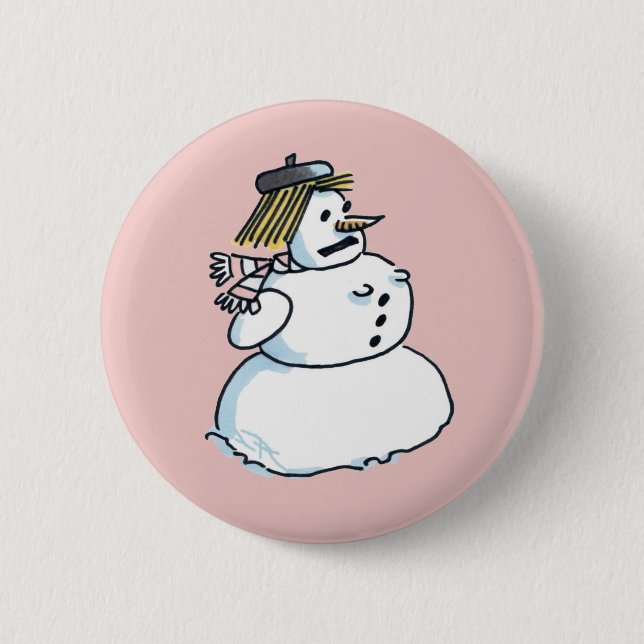 Botón rosa de la muñeca (Anverso)