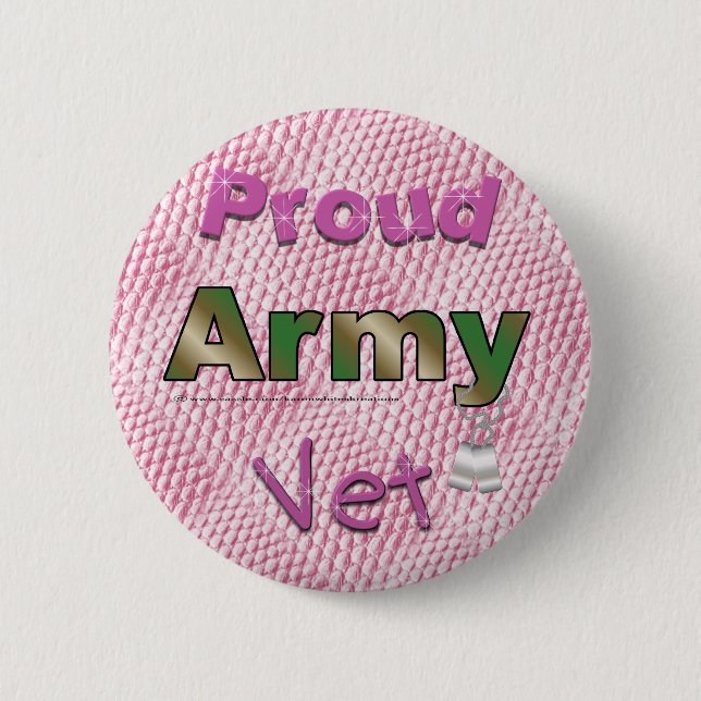 Botón rosa del ejército orgulloso (Anverso)