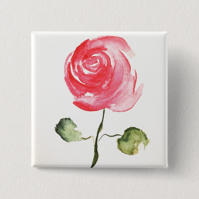botón Rosa rosa (Anverso)