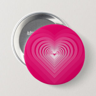 Botón rosado con corazón