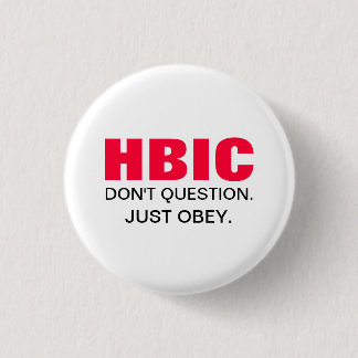 Botón rosado de HBIC B* y negro responsable