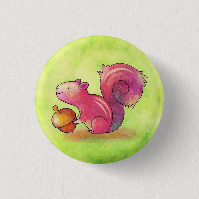 Botón rosado de la ardilla (Anverso)