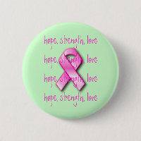 Botón rosado de la conciencia del cáncer de pecho