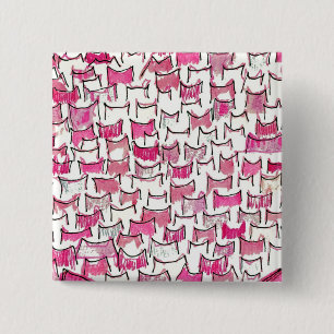 Botón rosado de los oídos de gato