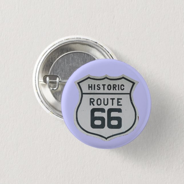 Botón Ruta histórica 66 (Anverso y reverso)