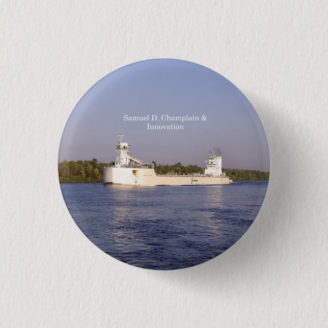 botón Samuel D. Champlain & Innovation (Anverso)