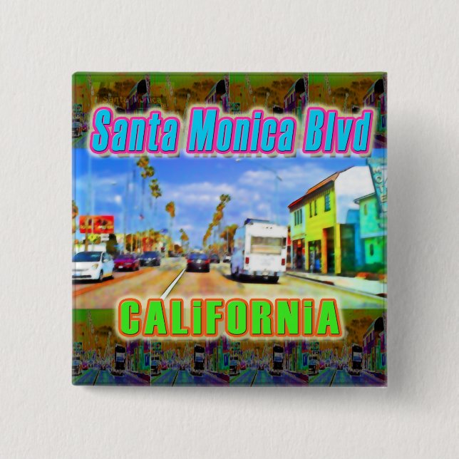 Botón "Santa Monica Blvd 2" (Anverso)