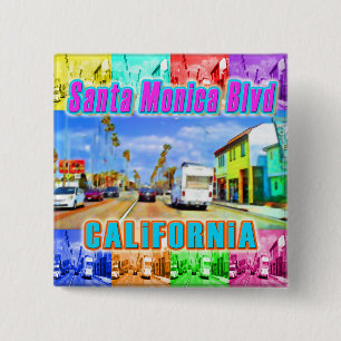 Botón "Santa Monica Blvd 3"