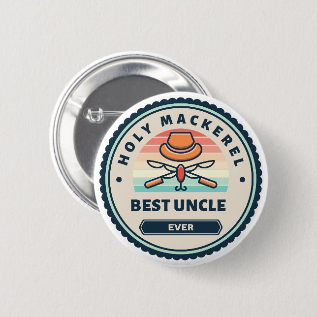 Botón - ¡Santo Caballa! El mejor tío de todos (Anverso y reverso)