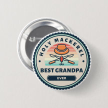 Botón - ¡Santo Caballa! Mejor abuelo jamás