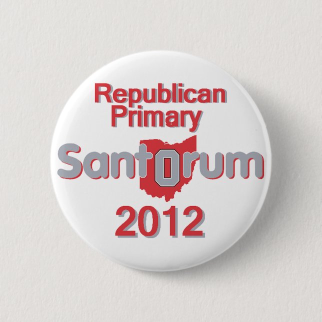 botón Santorum OHIO (Anverso)
