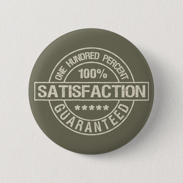 botón SATISFACCIÓN GARANTIZADA (Anverso)
