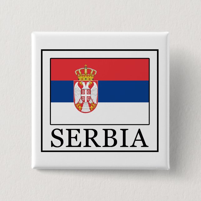 botón Serbia (Anverso)
