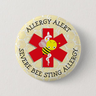 Botón severo de la alarma de la alergia de STING