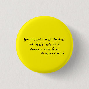 Botón - Shakespeare, "King Lear"