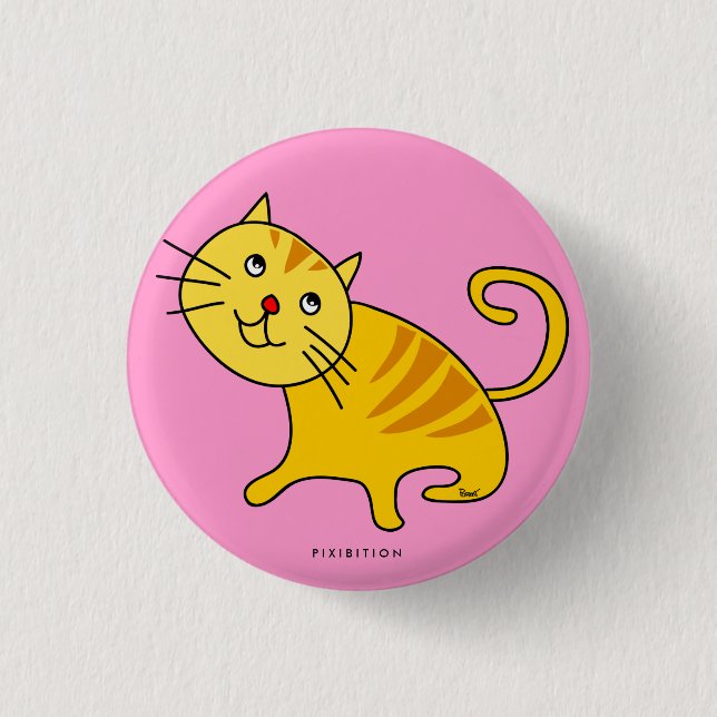 Botón Shy Cat (Anverso)