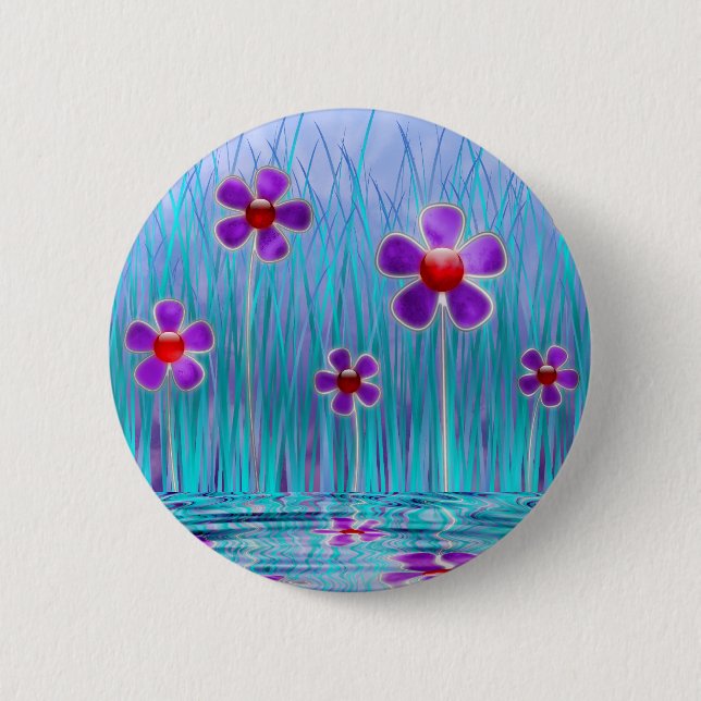 botón Shy Daisies (Anverso)