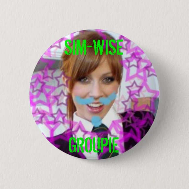 botón sim-sabio de Alex, GROUPIE de SIM-WISE (Anverso)