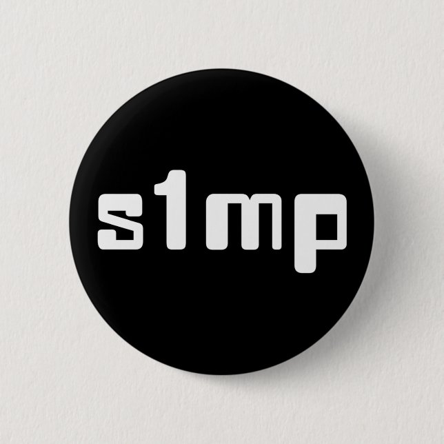 botón Simp número uno (Anverso)
