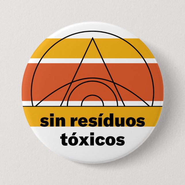 botón Sin resíduos tóx icos (Anverso)