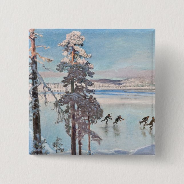 botón Skaters de Gallen-Kallela (Anverso)