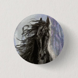 Botón SNOW MAGIC Friesian Horse