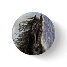 Botón SNOW MAGIC Friesian Horse