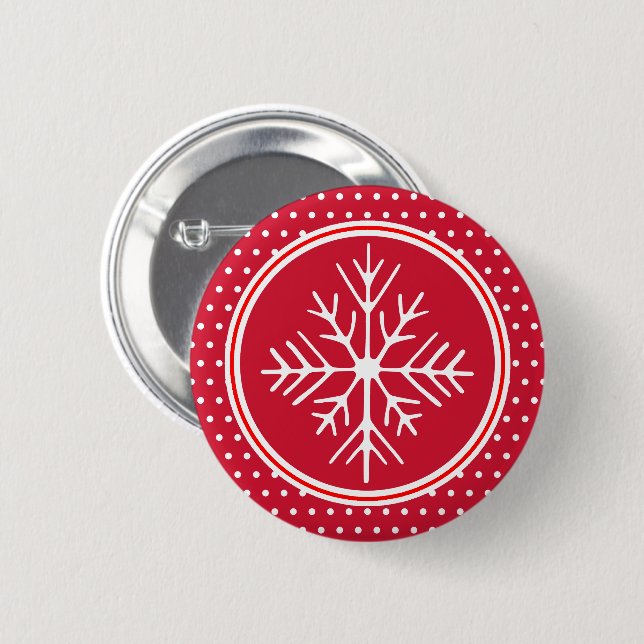 botón Snowflake (Anverso y reverso)