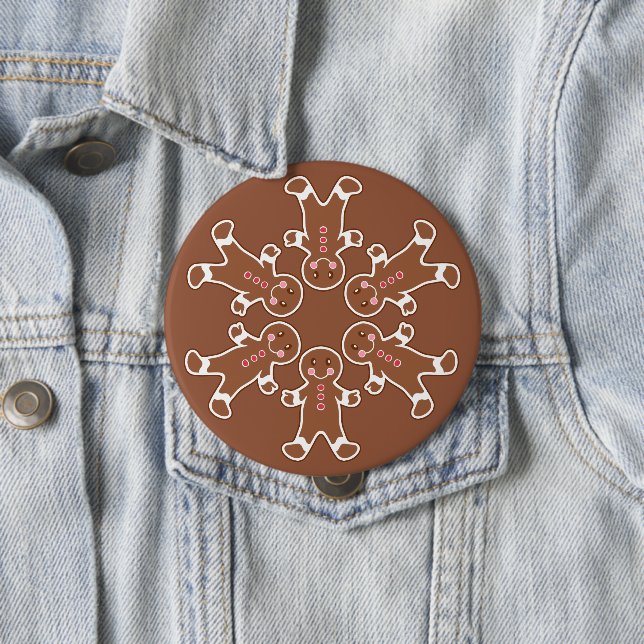 botón Snowflake de pan de jengibre (In situ)