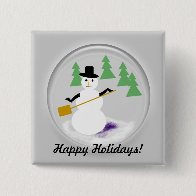 Botón - Snowglobe (Anverso)