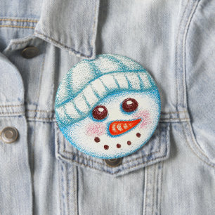 botón Snowman