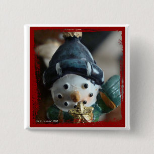 botón Snowman/Pin