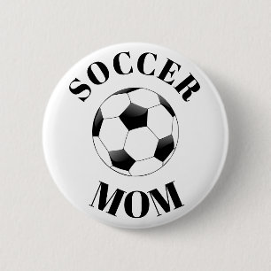 Botón Soccer Mom