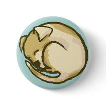 Botón soñoliento del perrito