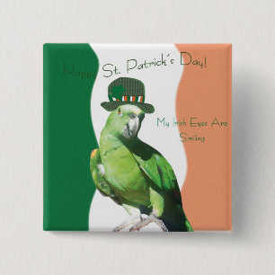 botón Sonriente de ojos irlandeses