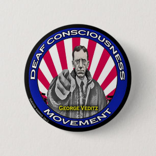 Botón sordo del movimiento de la conciencia