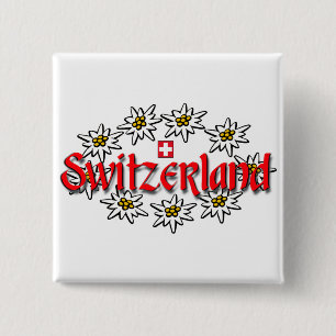 Botón Sq de Suiza Edelweiss