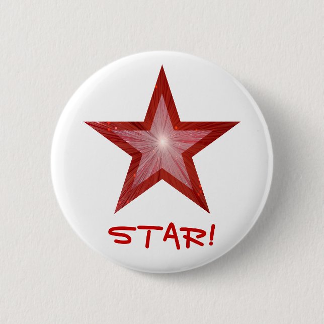 Botón 'STAR!' de Estrella roja (Anverso)