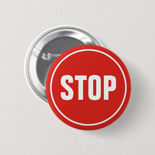 Botón STOP Rótulo