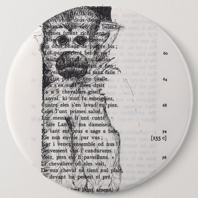 Botón Strange Monkey Year 2016 (Anverso)